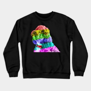 Rainbow Cockapoo 2 Crewneck Sweatshirt